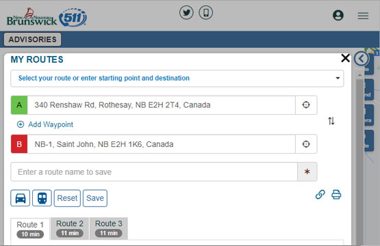 Creating & Saving a Customized Route