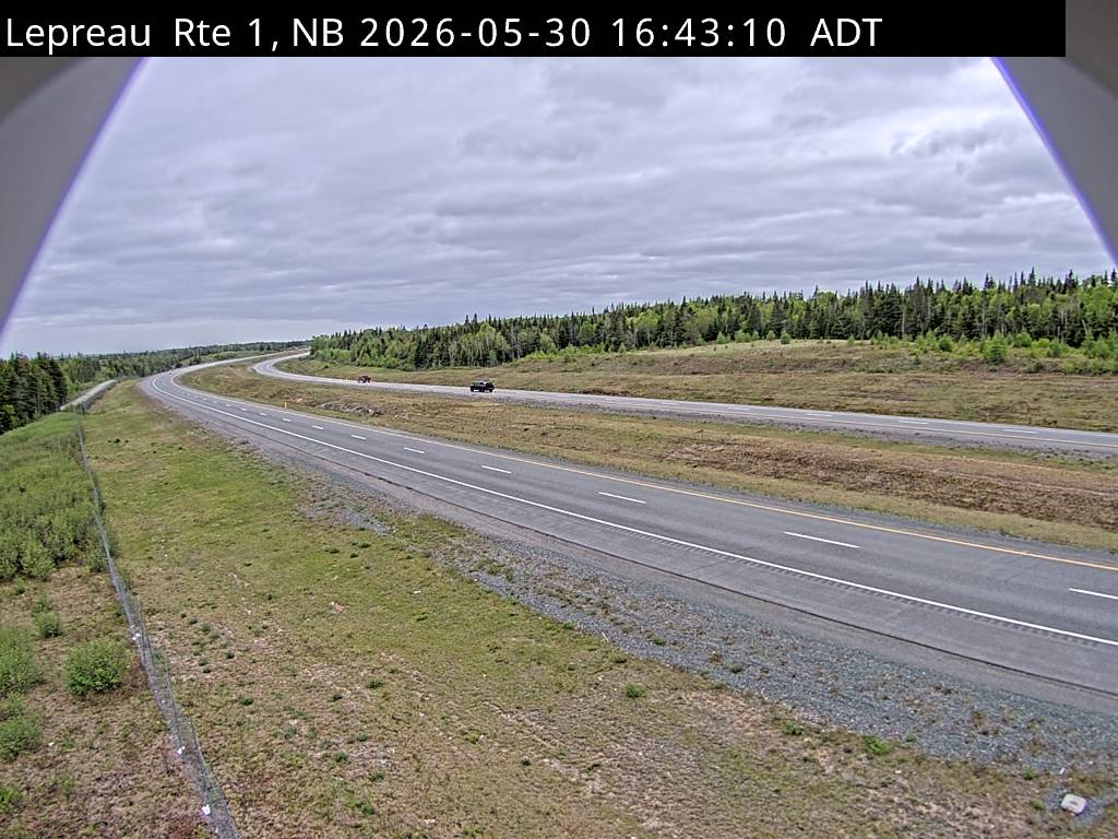 Web Cam image of Lepreau / New River (NB Highway 1)