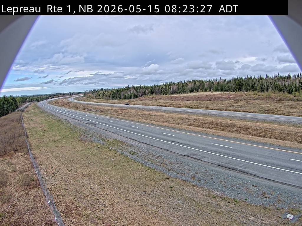 Web Cam image of Lepreau / New River (NB Highway 1)