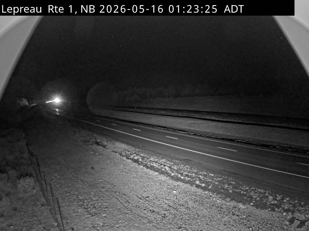 Web Cam image of Lepreau / New River (NB Highway 1)