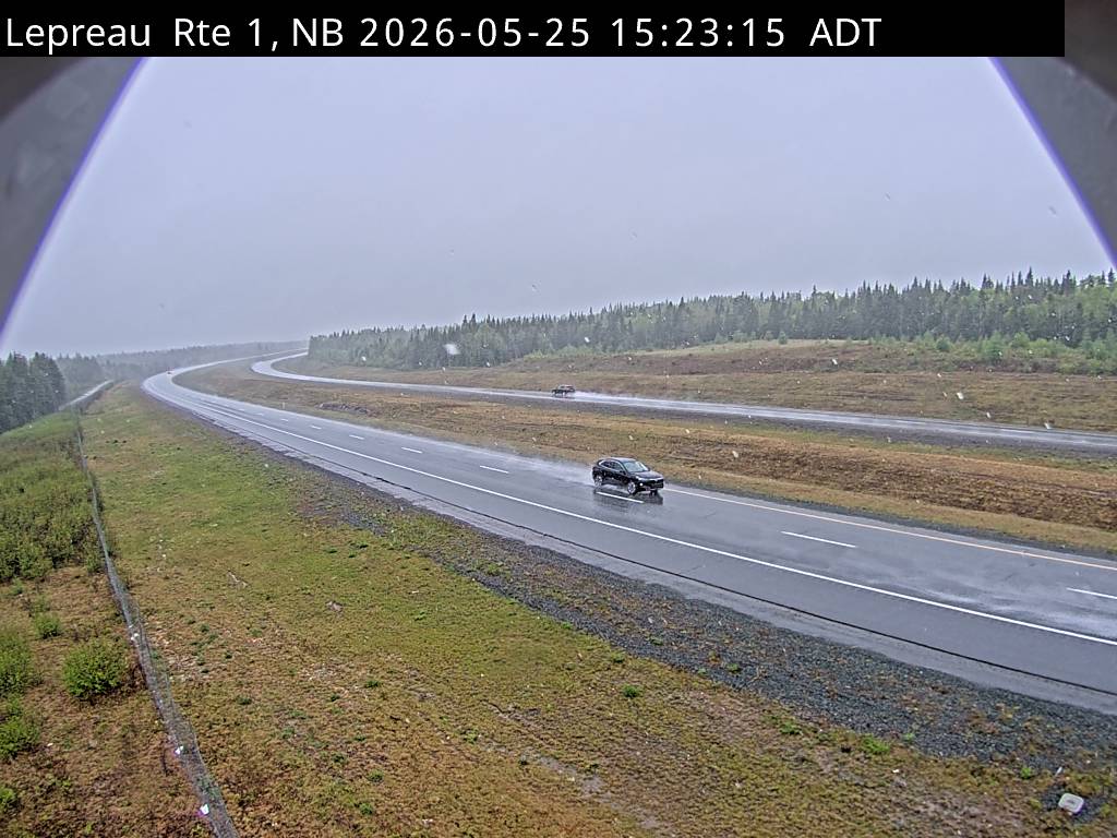 Web Cam image of Lepreau / New River (NB Highway 1)