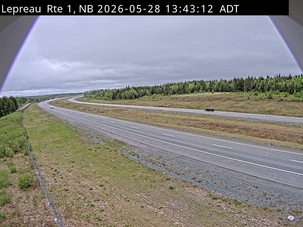 Web Cam image of Lepreau / New River (NB Highway 1)