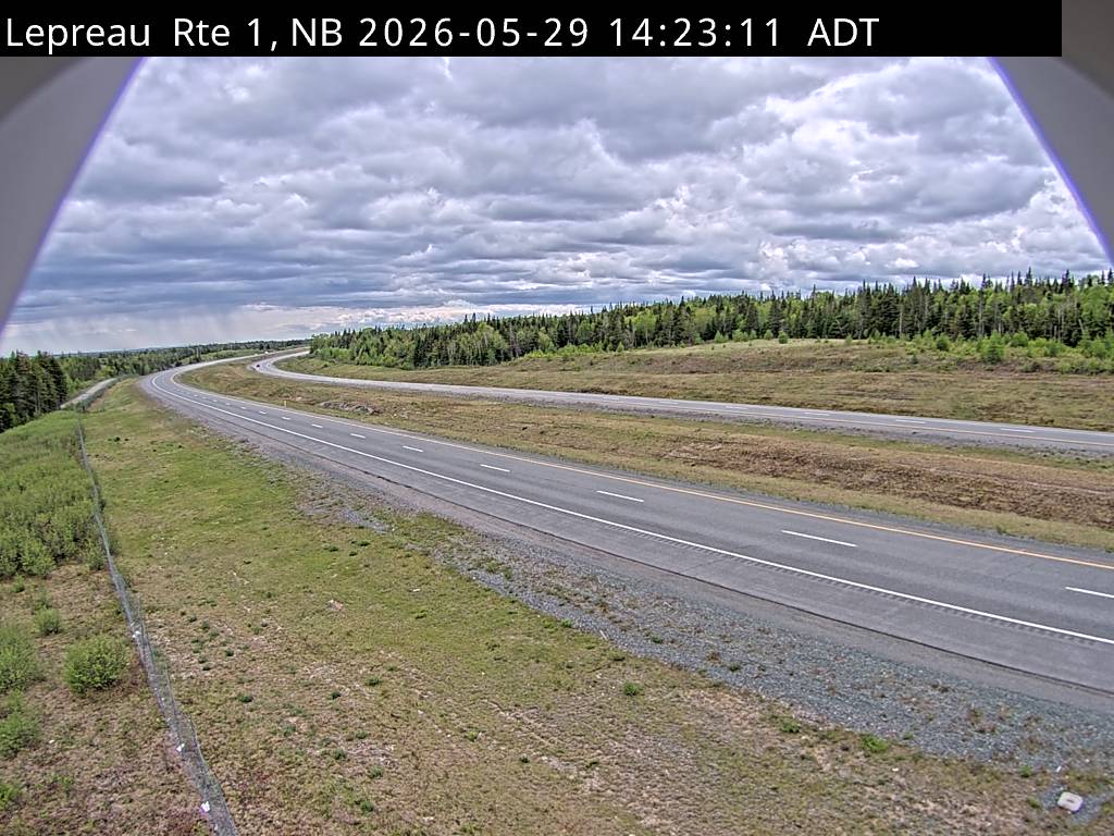 Web Cam image of Lepreau / New River (NB Highway 1)