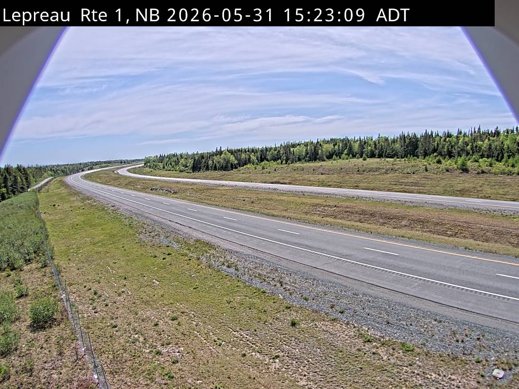 Web Cam image of Lepreau / New River (NB Highway 1)