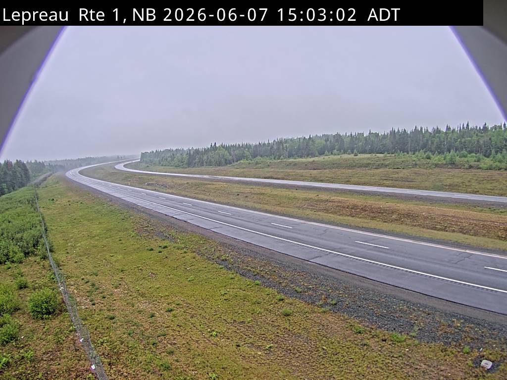 Web Cam image of Lepreau / New River (NB Highway 1)
