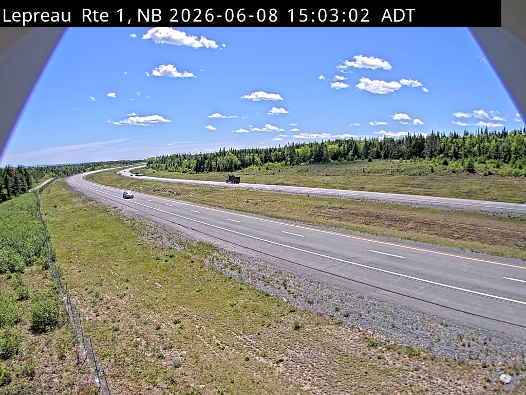 Web Cam image of Lepreau / New River (NB Highway 1)