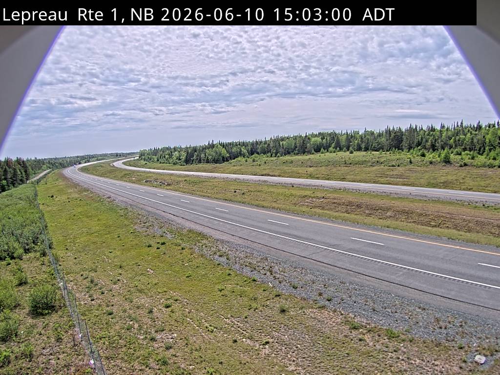 Web Cam image of Lepreau / New River (NB Highway 1)