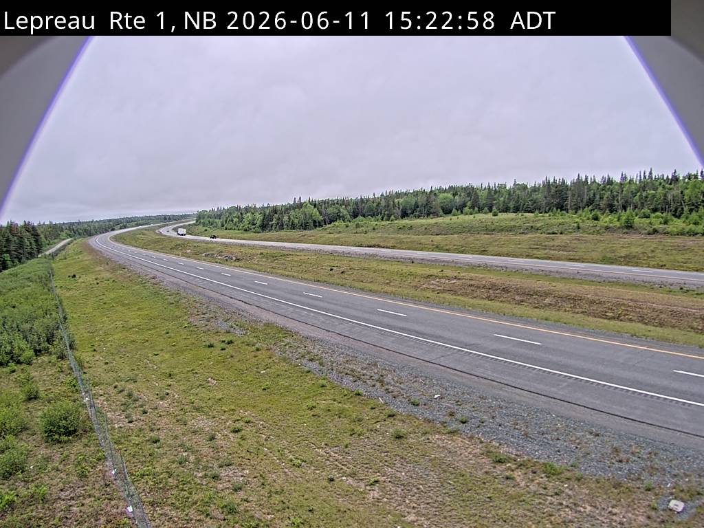 Web Cam image of Lepreau / New River (NB Highway 1)