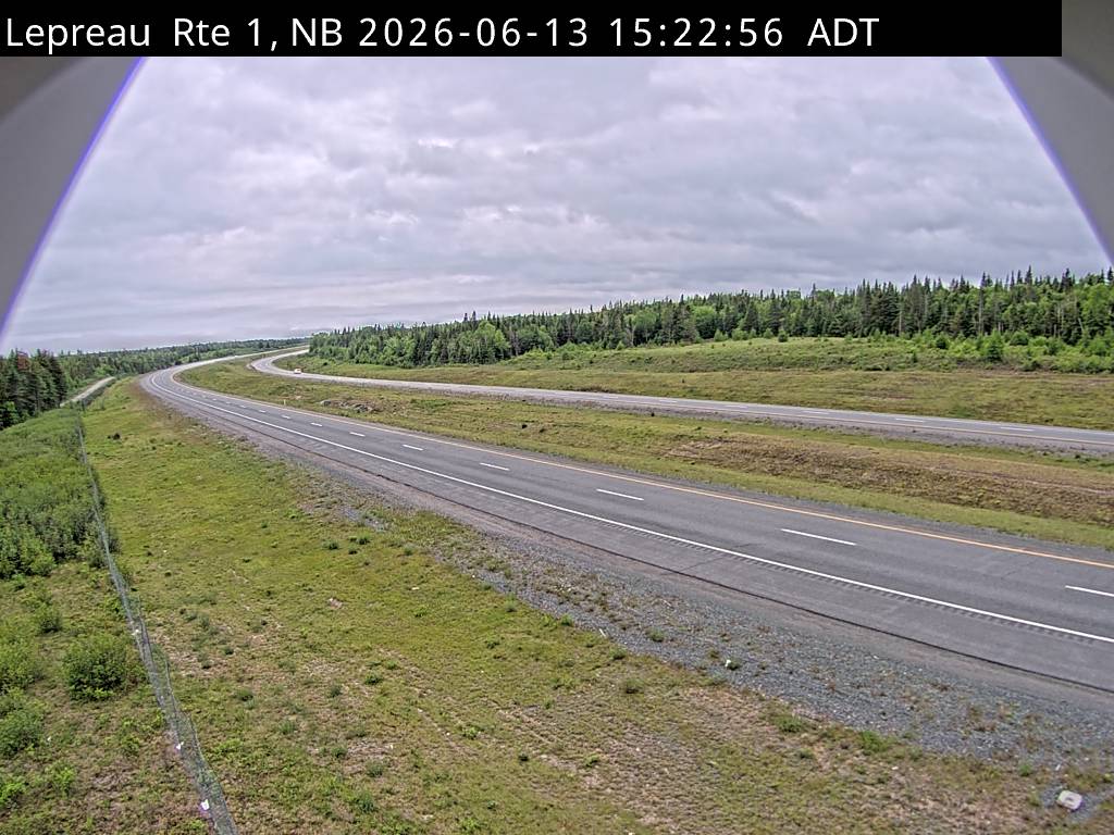 Web Cam image of Lepreau / New River (NB Highway 1)