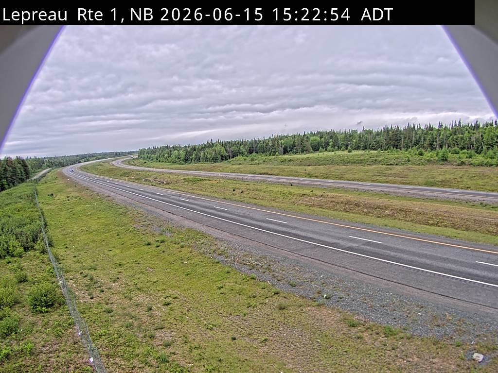 Web Cam image of Lepreau / New River (NB Highway 1)