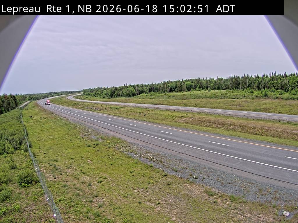 Web Cam image of Lepreau / New River (NB Highway 1)