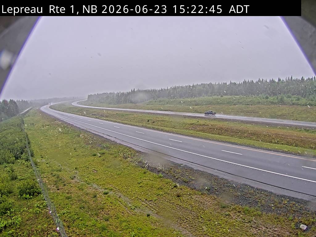 Web Cam image of Lepreau / New River (NB Highway 1)