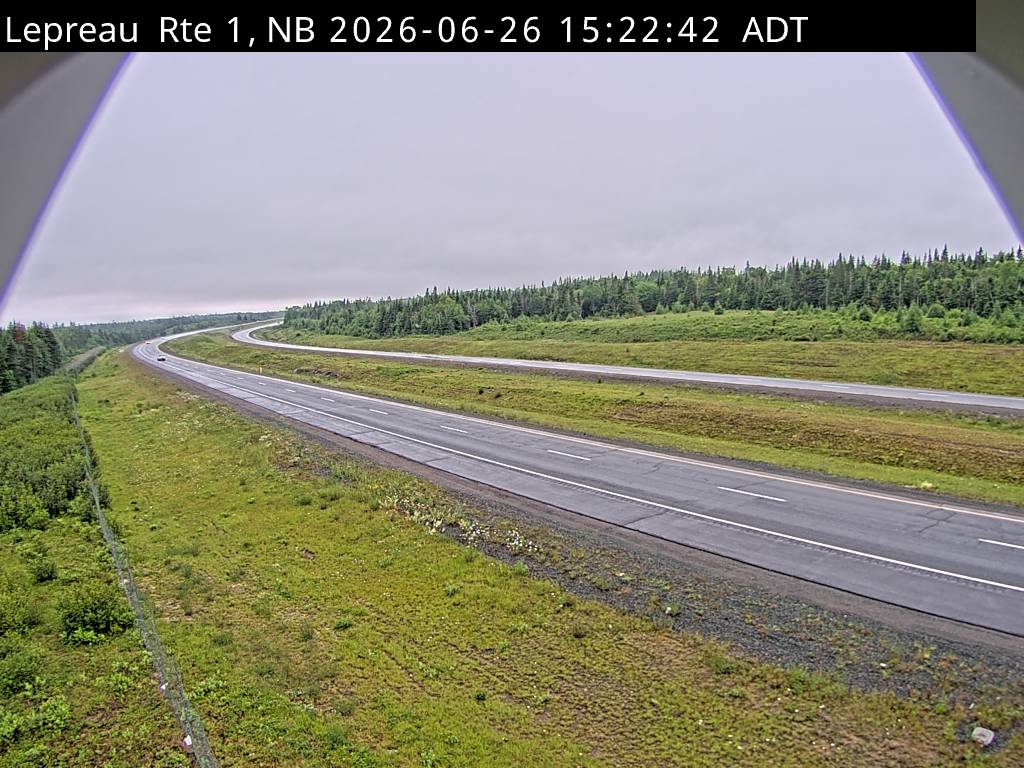 Web Cam image of Lepreau / New River (NB Highway 1)