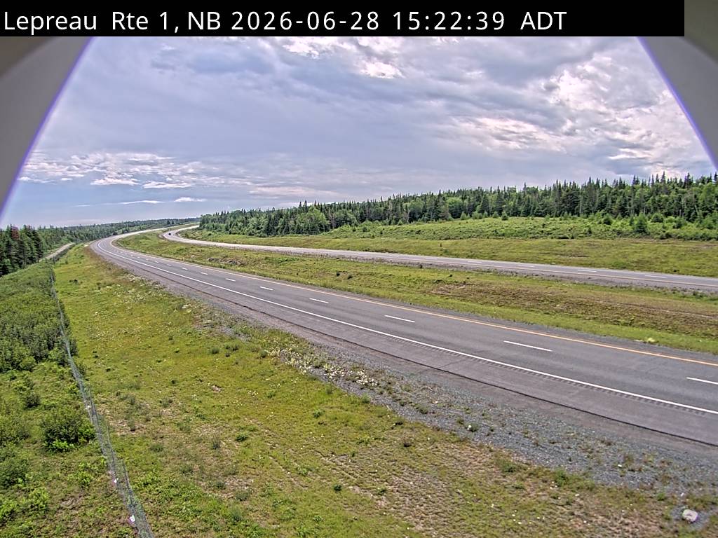 Web Cam image of Lepreau / New River (NB Highway 1)