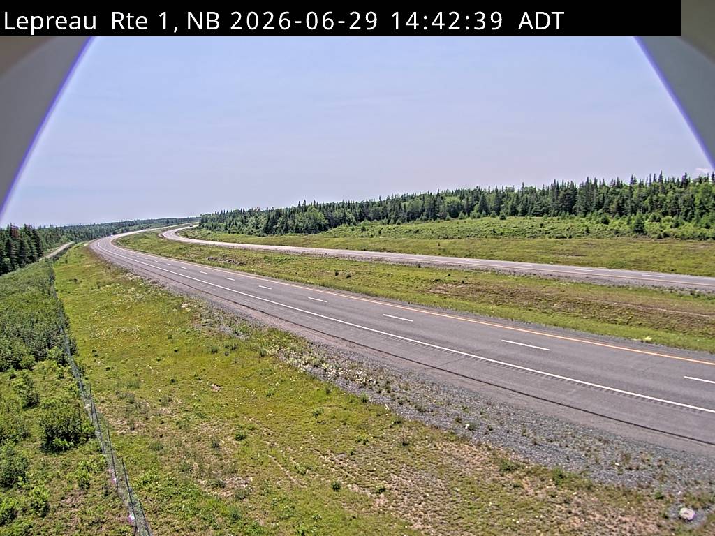 Web Cam image of Lepreau / New River (NB Highway 1)