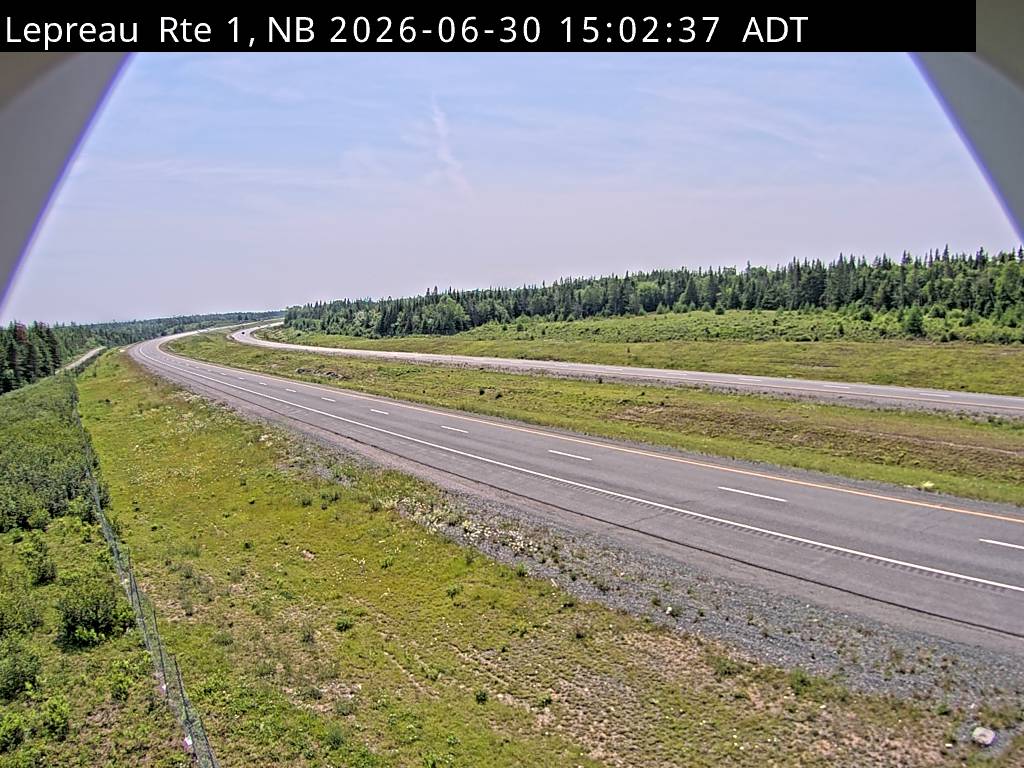 Web Cam image of Lepreau / New River (NB Highway 1)