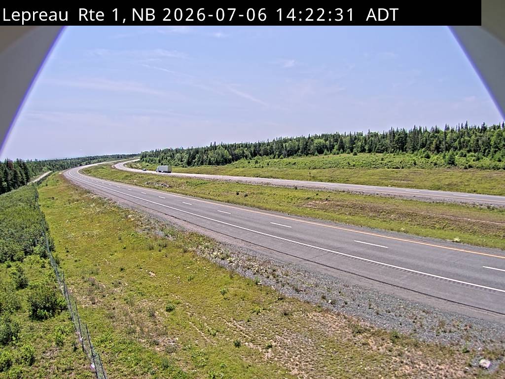 Web Cam image of Lepreau / New River (NB Highway 1)