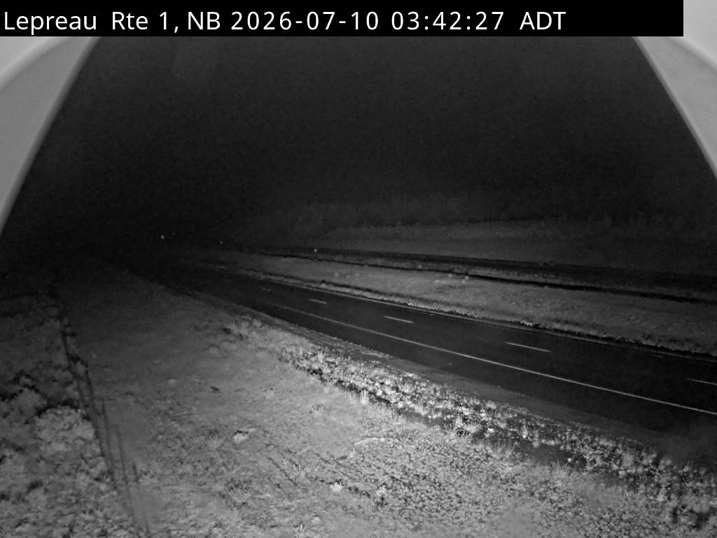 Web Cam image of Lepreau / New River (NB Highway 1)