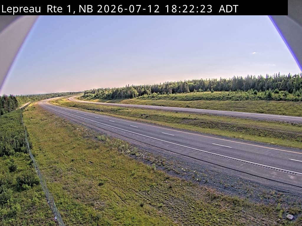 Web Cam image of Lepreau / New River (NB Highway 1)
