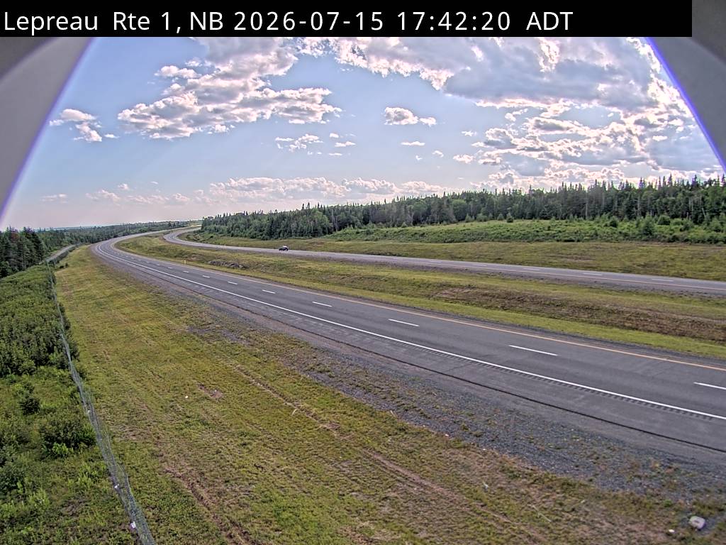 Web Cam image of Lepreau / New River (NB Highway 1)