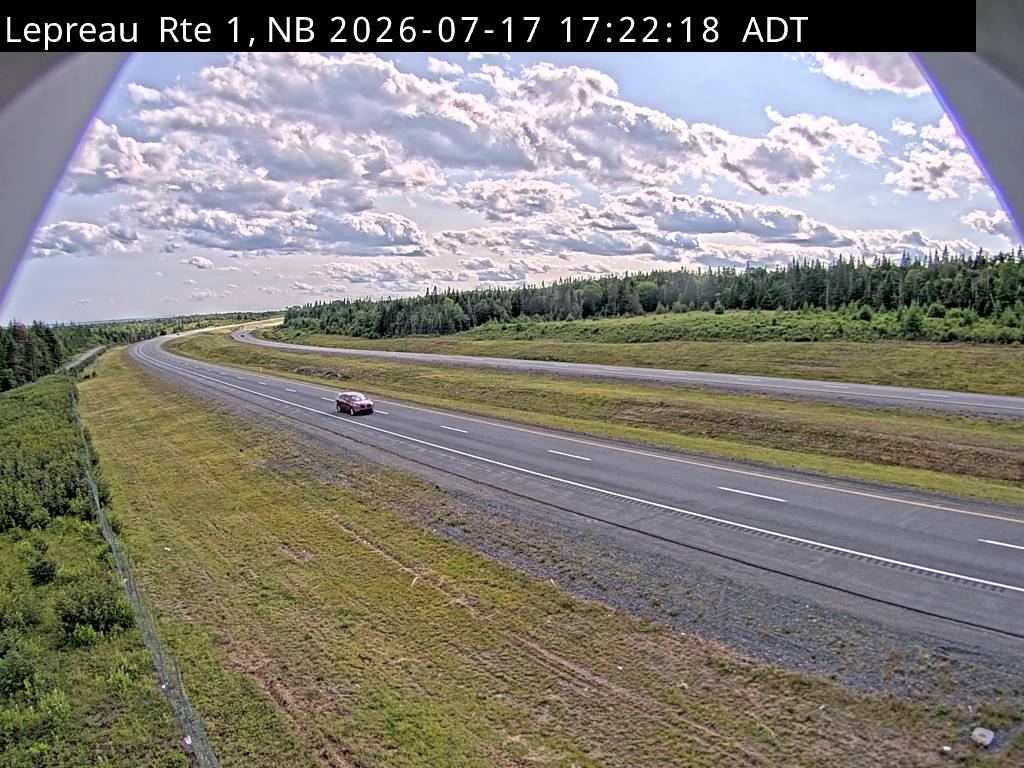 Web Cam image of Lepreau / New River (NB Highway 1)