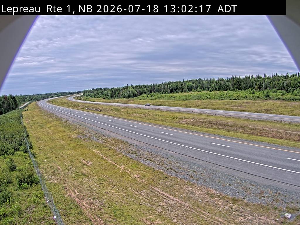 Web Cam image of Lepreau / New River (NB Highway 1)