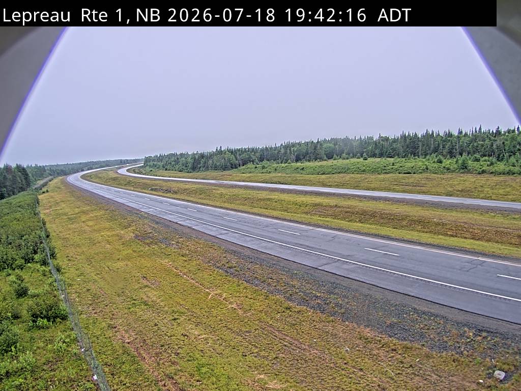Web Cam image of Lepreau / New River (NB Highway 1)