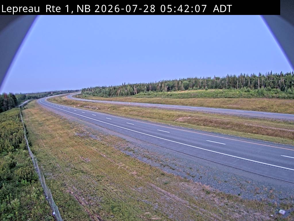 Web Cam image of Lepreau / New River (NB Highway 1)