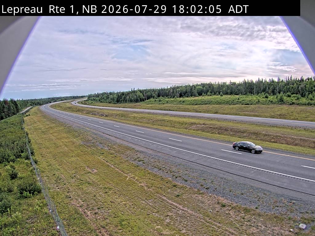 Web Cam image of Lepreau / New River (NB Highway 1)