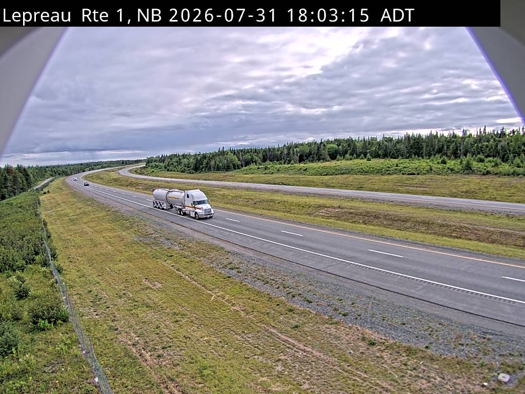 Web Cam image of Lepreau / New River (NB Highway 1)