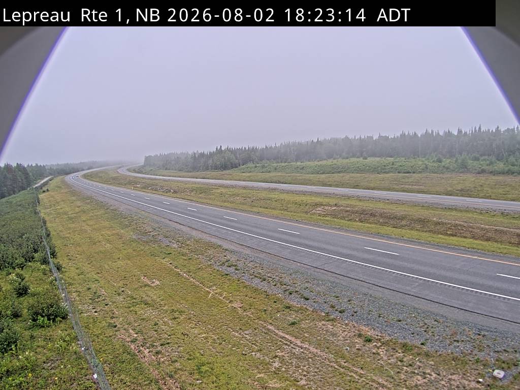 Web Cam image of Lepreau / New River (NB Highway 1)
