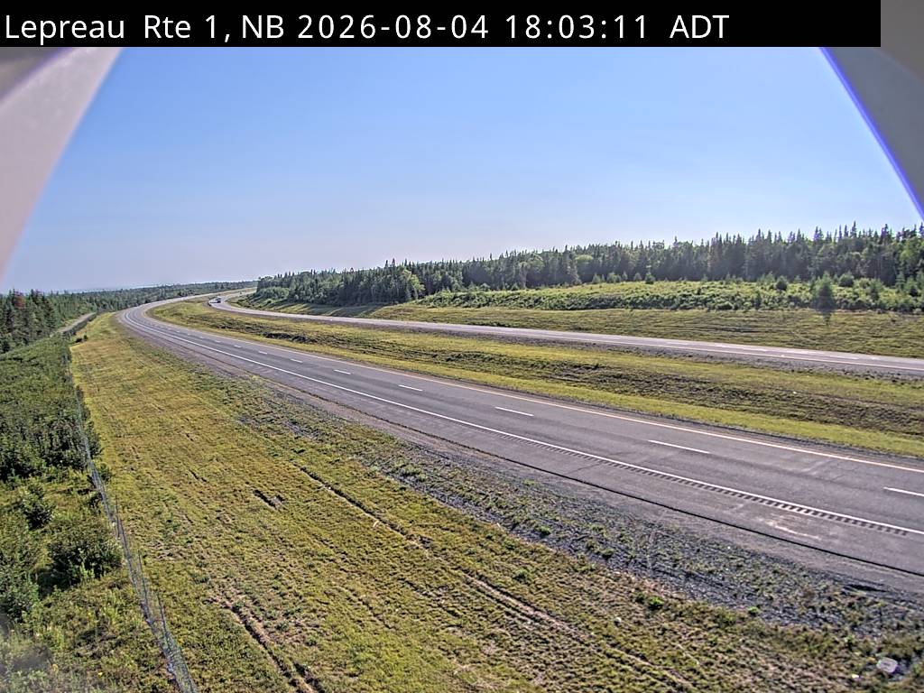 Web Cam image of Lepreau / New River (NB Highway 1)