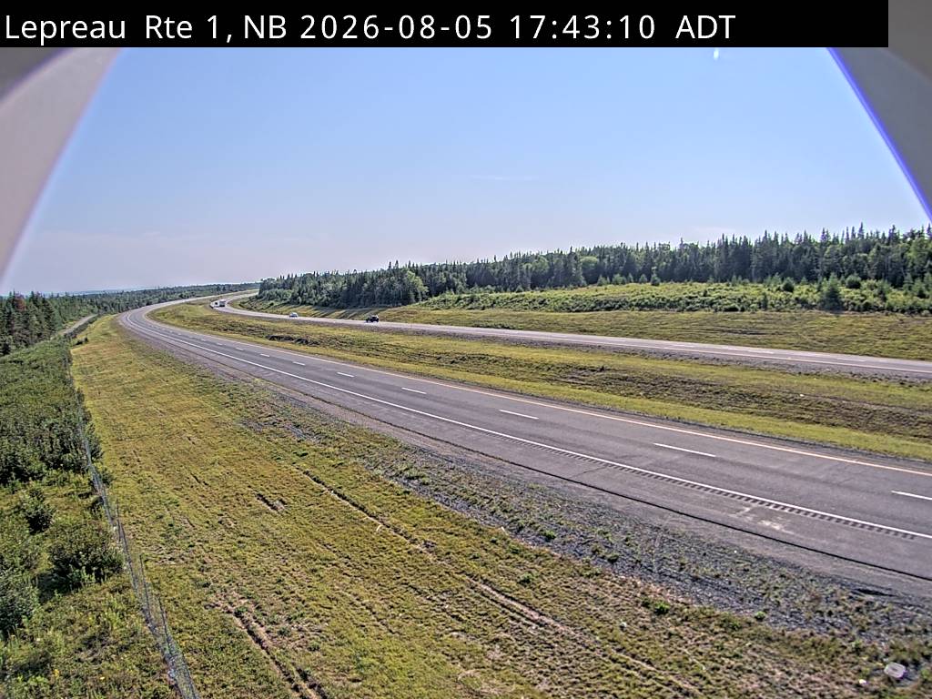 Web Cam image of Lepreau / New River (NB Highway 1)