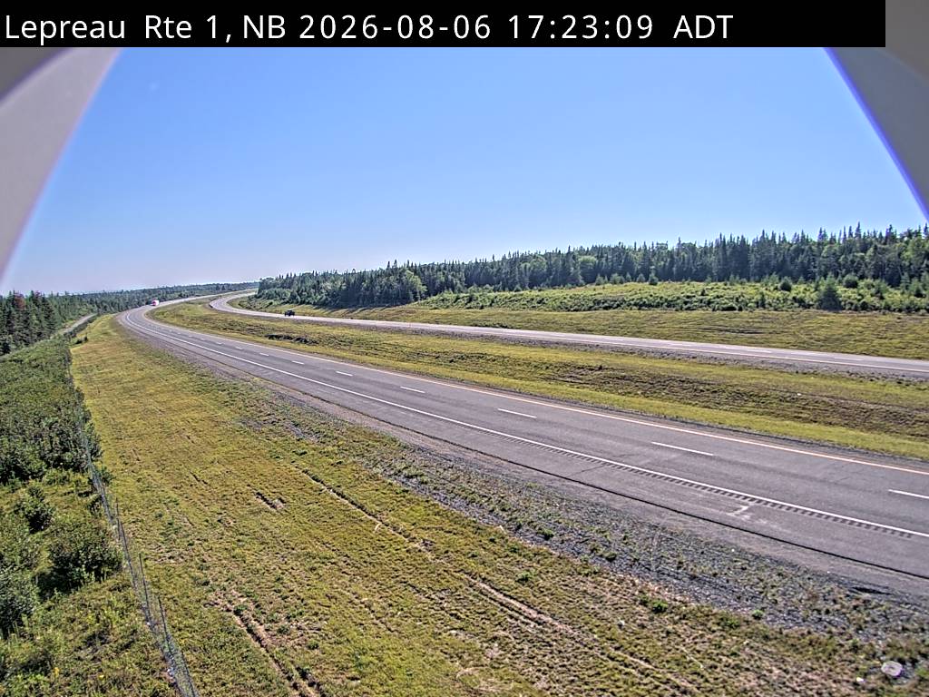 Web Cam image of Lepreau / New River (NB Highway 1)