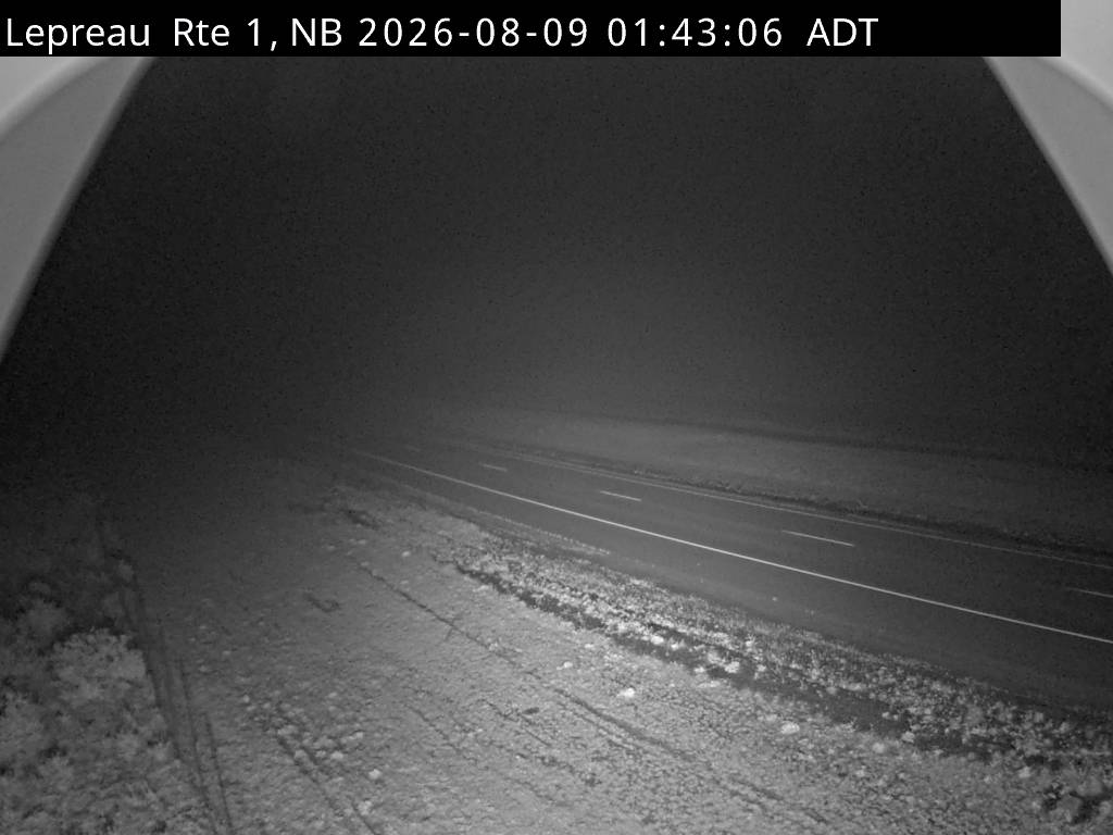 Web Cam image of Lepreau / New River (NB Highway 1)