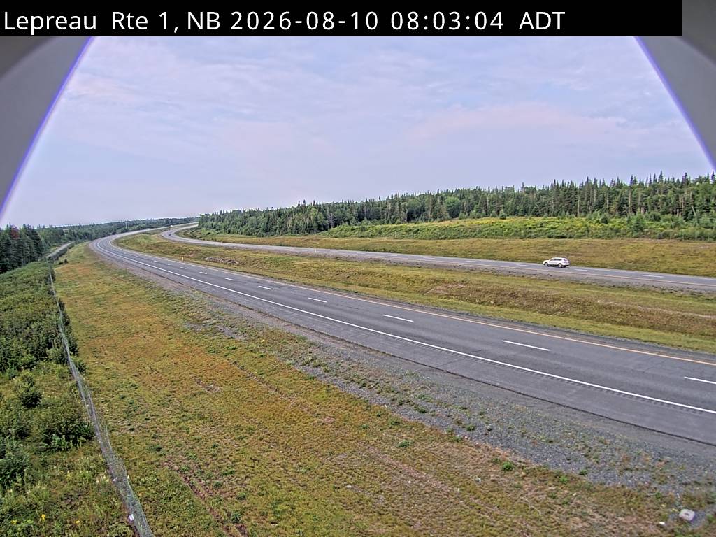 Web Cam image of Lepreau / New River (NB Highway 1)