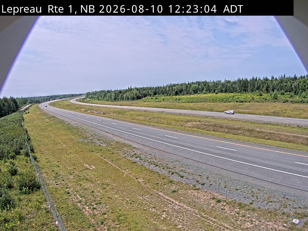Web Cam image of Lepreau / New River (NB Highway 1)