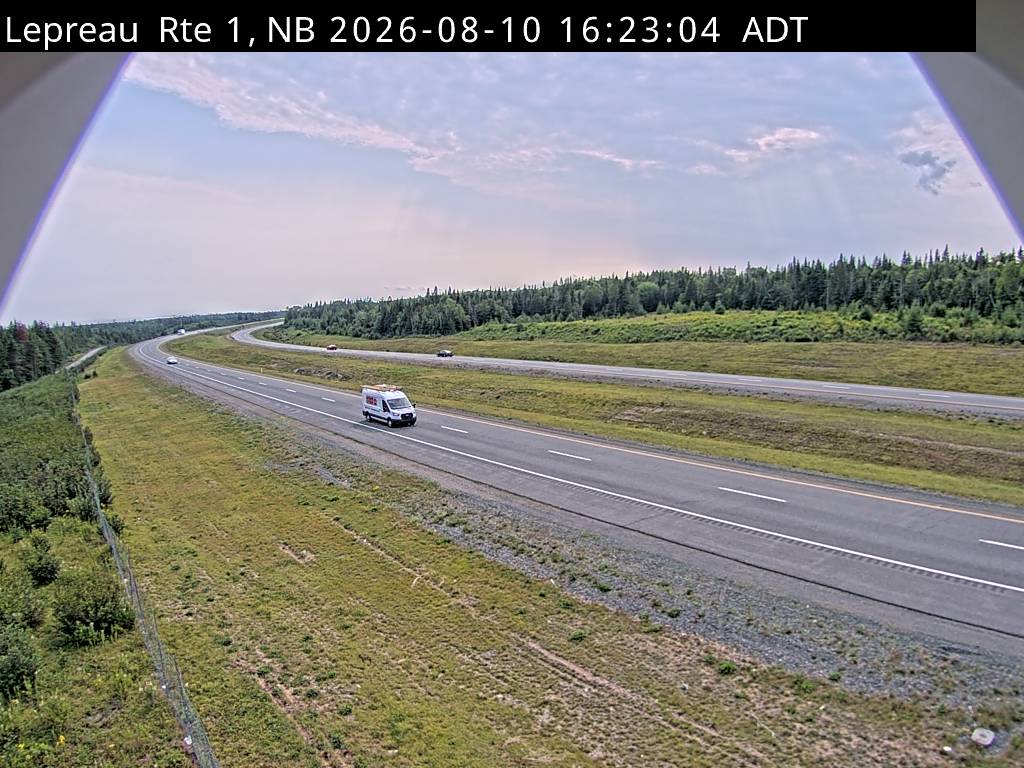Web Cam image of Lepreau / New River (NB Highway 1)