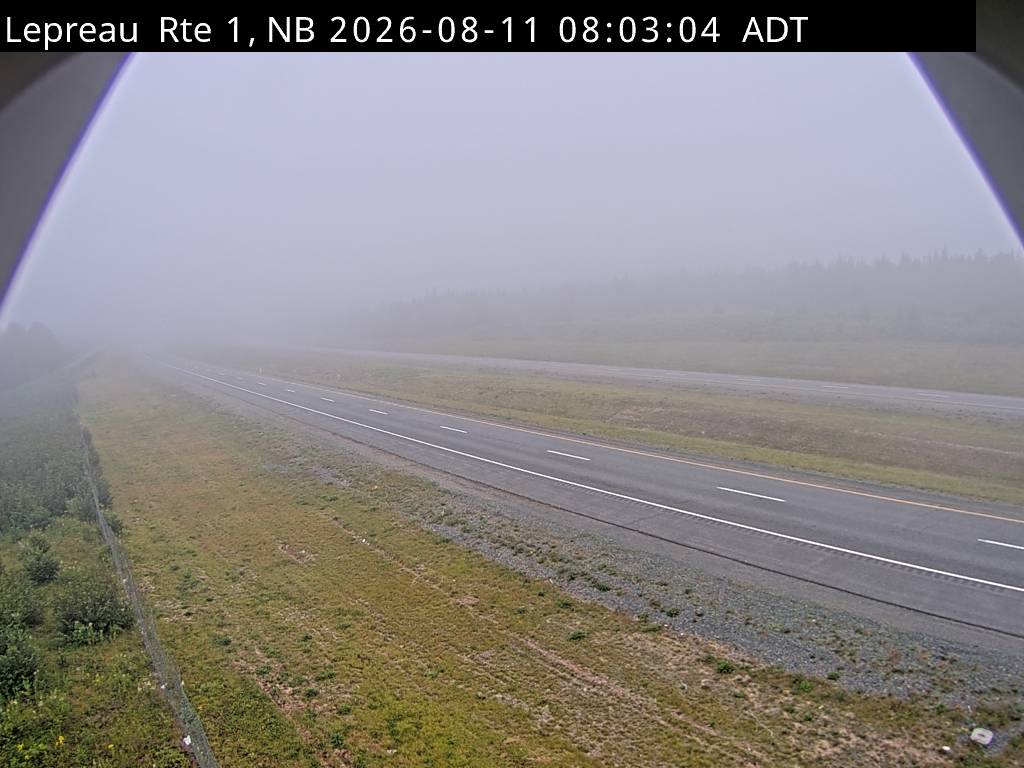 Web Cam image of Lepreau / New River (NB Highway 1)