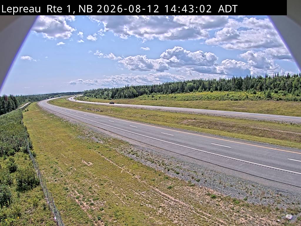 Web Cam image of Lepreau / New River (NB Highway 1)