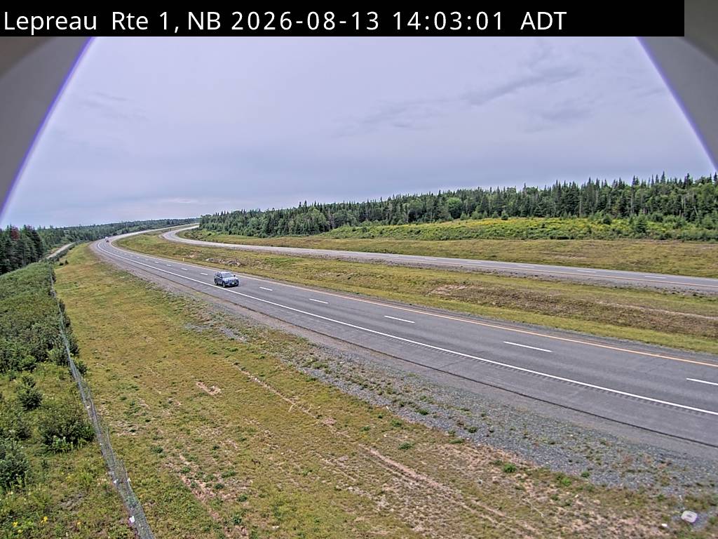 Web Cam image of Lepreau / New River (NB Highway 1)