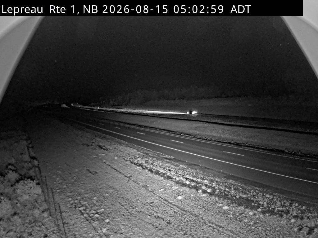 Web Cam image of Lepreau / New River (NB Highway 1)
