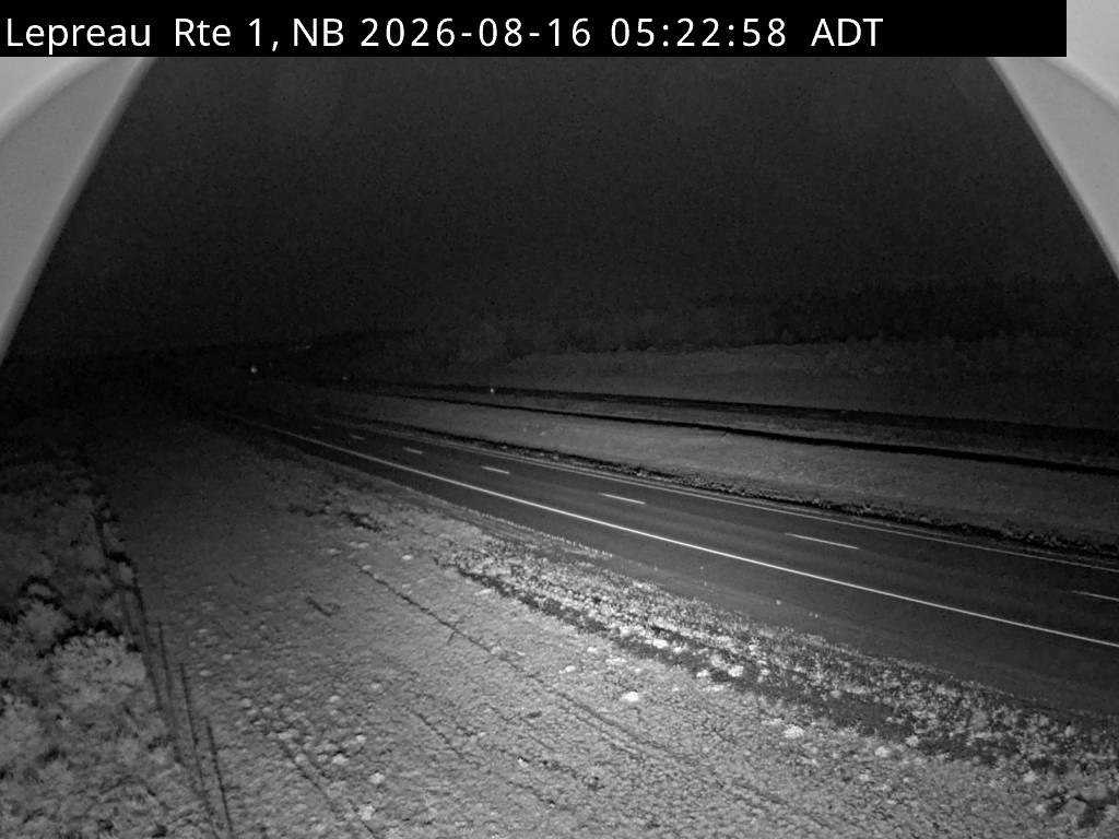 Web Cam image of Lepreau / New River (NB Highway 1)