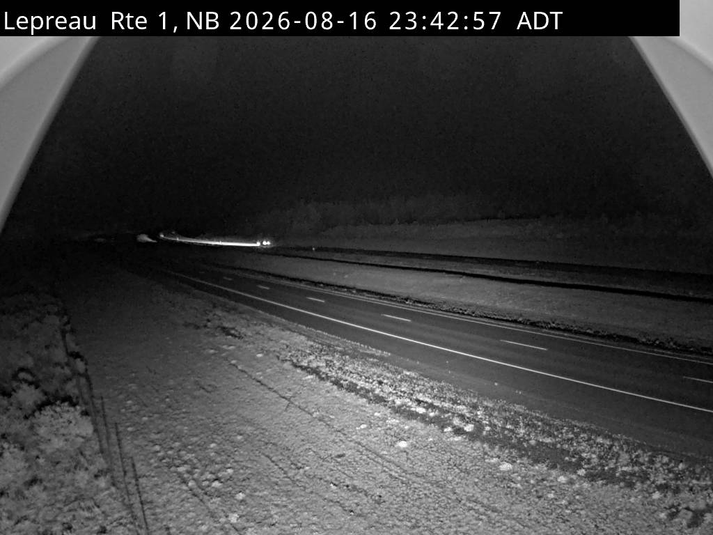 Web Cam image of Lepreau / New River (NB Highway 1)