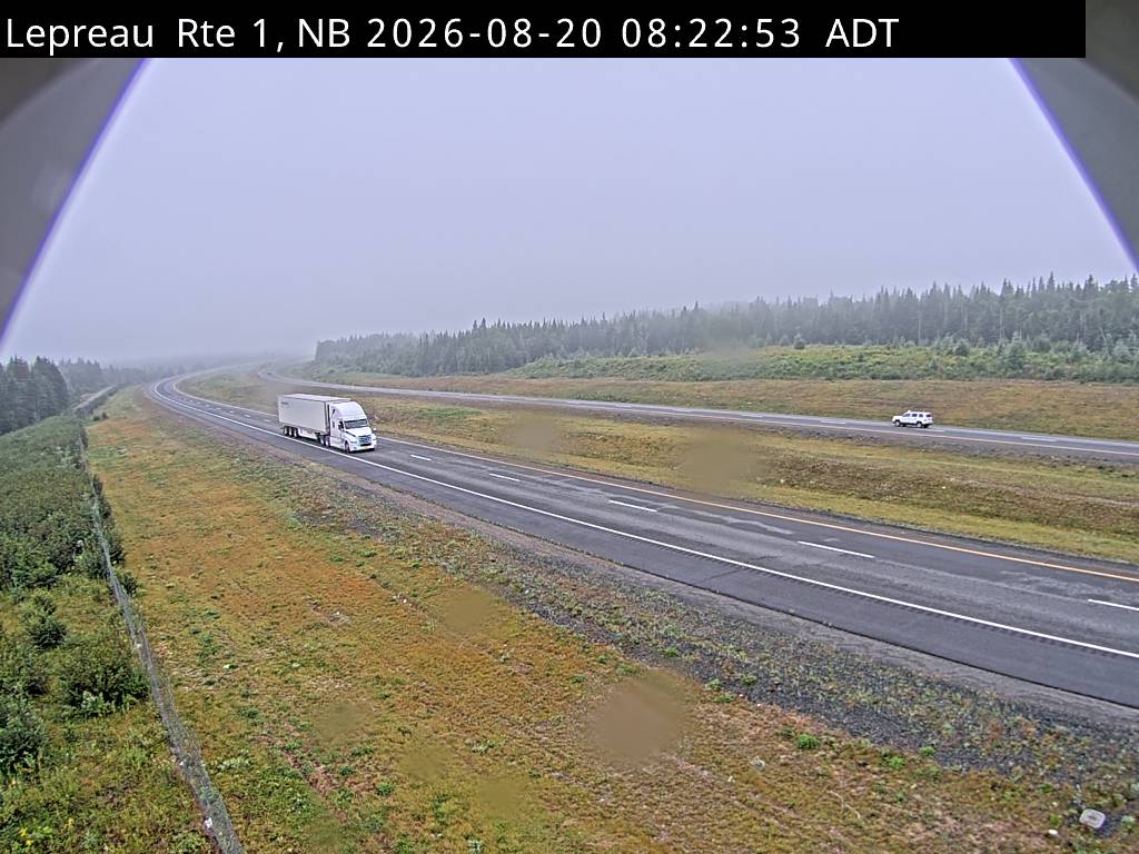 Web Cam image of Lepreau / New River (NB Highway 1)