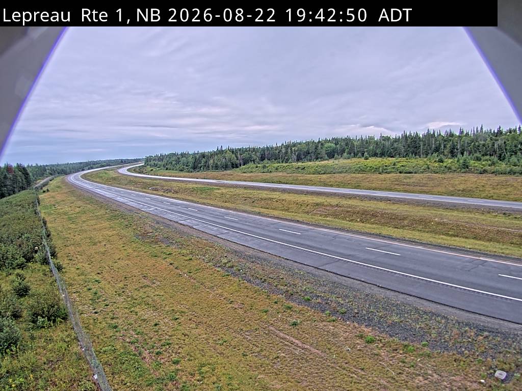 Web Cam image of Lepreau / New River (NB Highway 1)