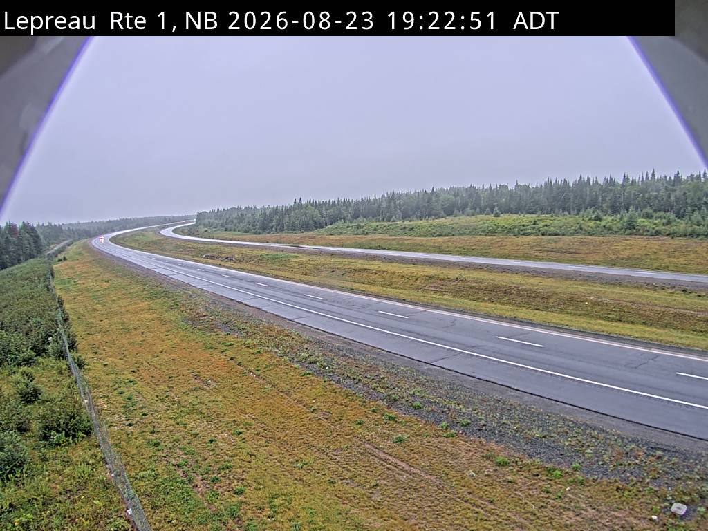 Web Cam image of Lepreau / New River (NB Highway 1)