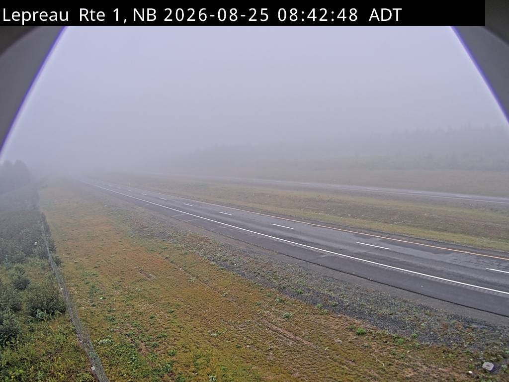 Web Cam image of Lepreau / New River (NB Highway 1)
