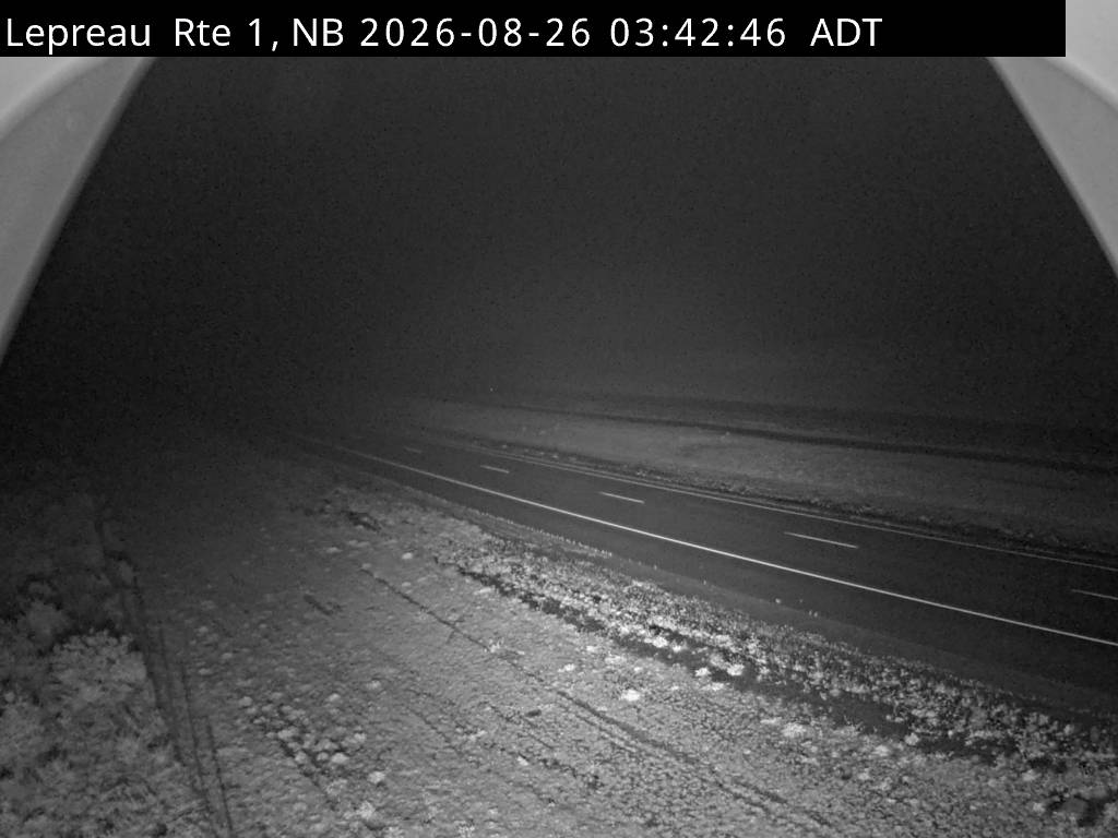 Web Cam image of Lepreau / New River (NB Highway 1)