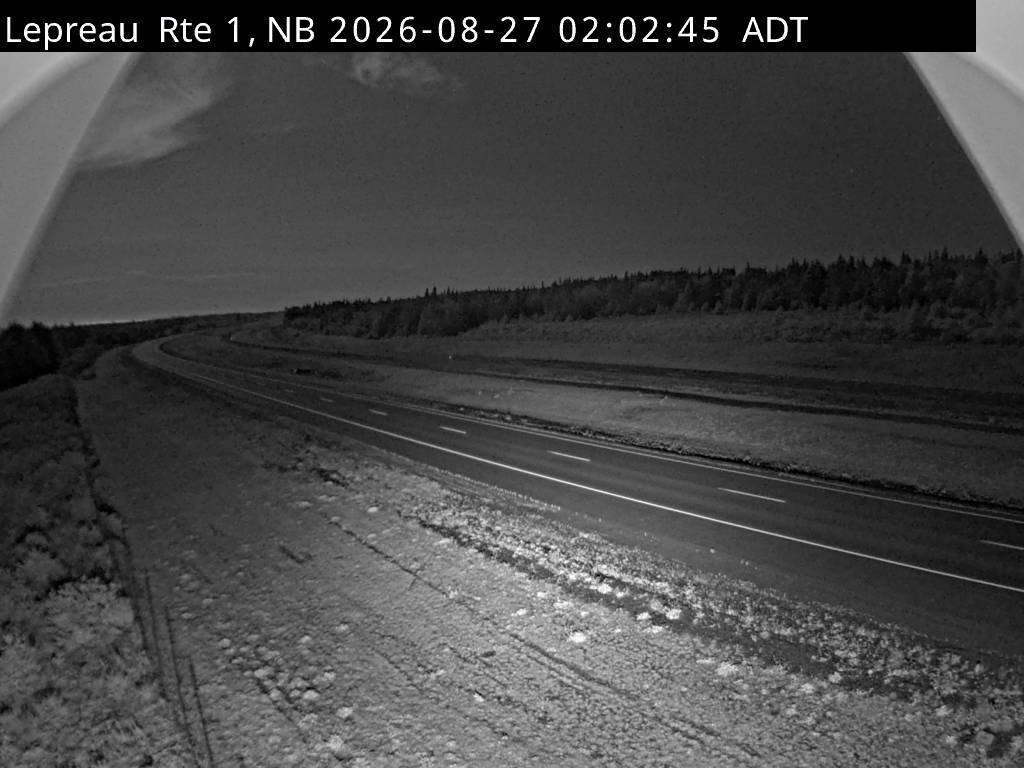 Web Cam image of Lepreau / New River (NB Highway 1)